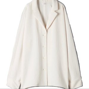 Wilfred aritzia freeform shirt light birch